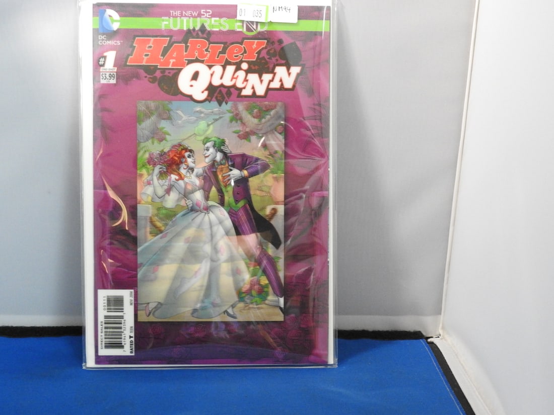 Harley Quinn: Futures End #1: Harley Quinn: Futures End #1 with wraparound-style cover art as photographed.