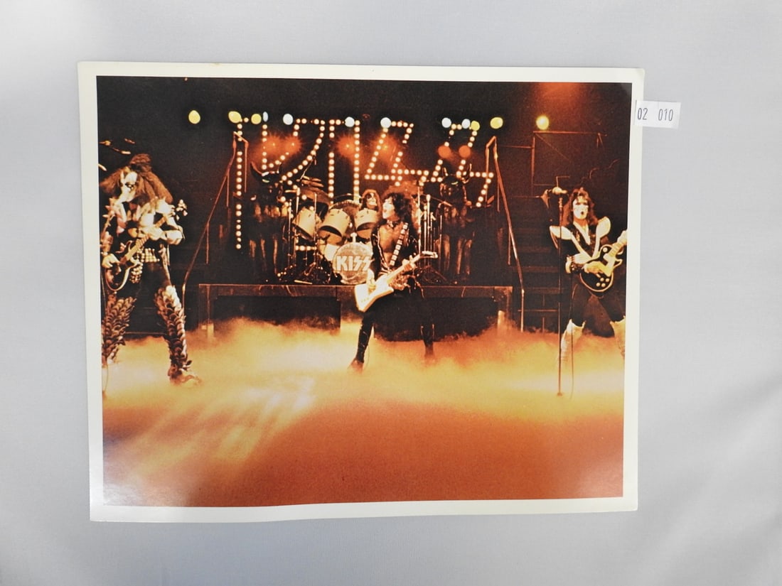 KISS Concert Photo Memorabilia Lot - 6 Prints - 2