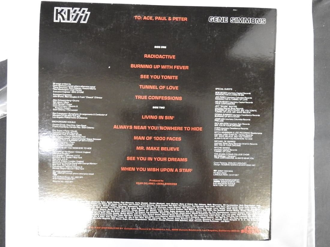 KISS Gene Simmons 1978 Solo Vinyl LP - 2