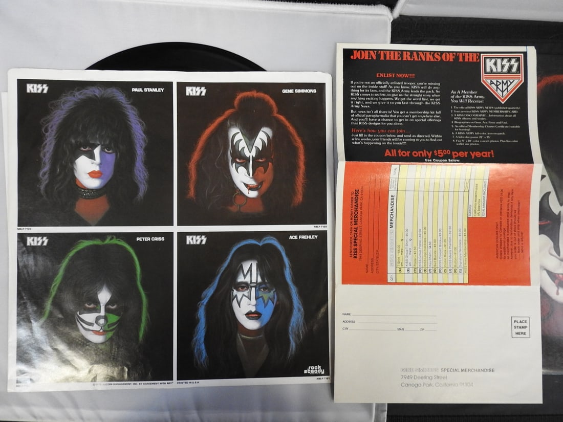 KISS Gene Simmons 1978 Solo Vinyl LP - 3