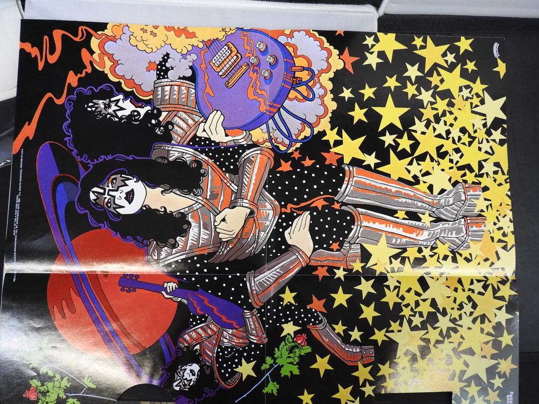 KISS Ace Frehley 1978 Solo Vinyl LP with Poster - 5