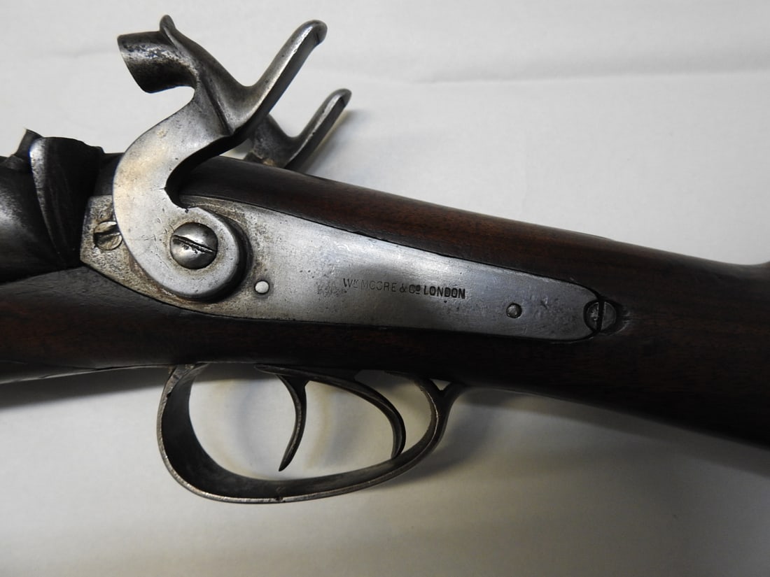 Wm. Moore & Co. London Double-Barrel Percussion Shotgun – Damascus - 3
