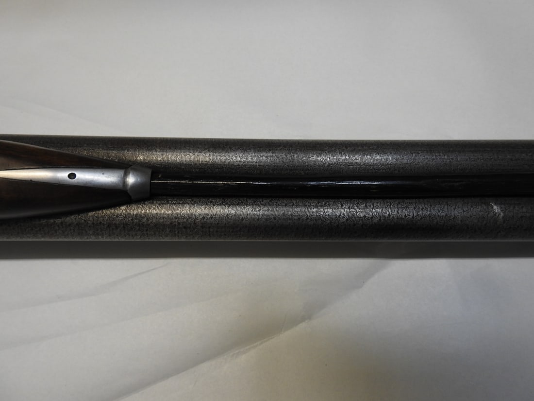 Wm. Moore & Co. London Double-Barrel Percussion Shotgun – Damascus - 6