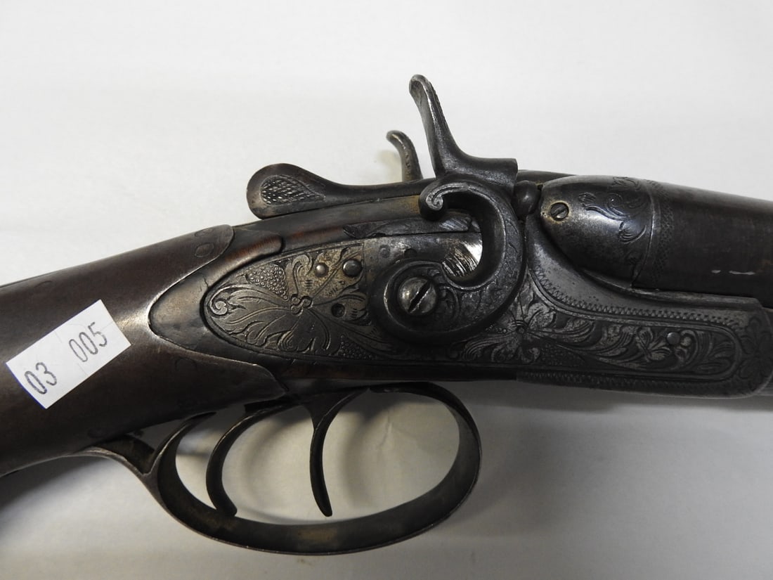 Stanley Arms Co. Belgian Double-Barrel Hammer Shotgun – Fine Laminated Steel (1 of 8)