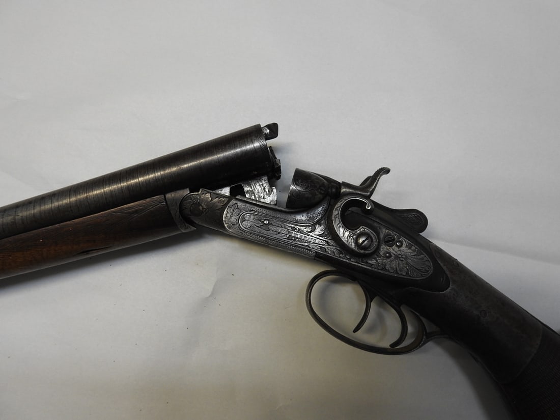 Stanley Arms Co. Belgian Double-Barrel Hammer Shotgun – Fine Laminated Steel - 5