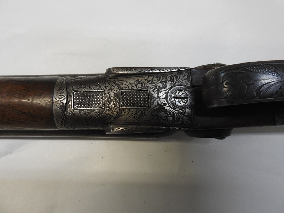 Stanley Arms Co. Belgian Double-Barrel Hammer Shotgun – Fine Laminated Steel - 7