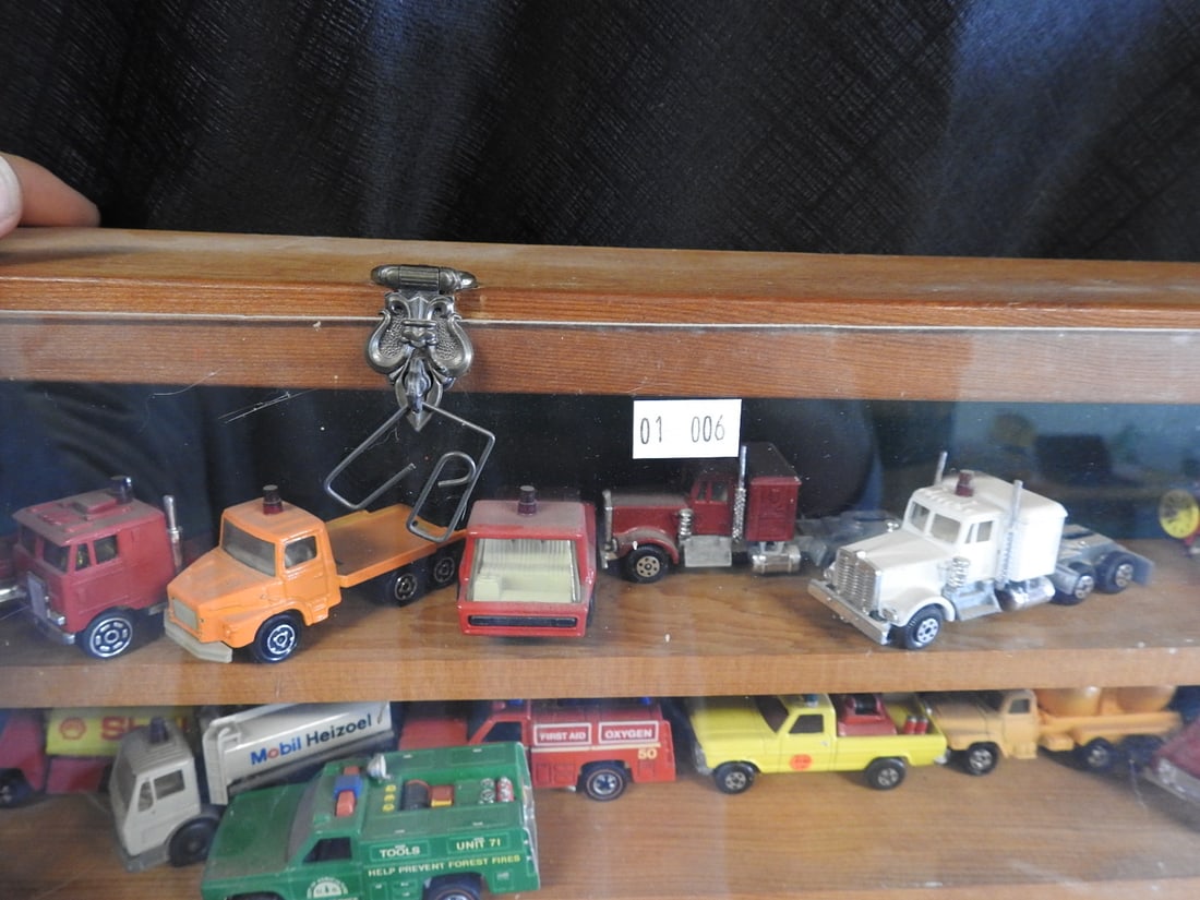 Large Display Case of Die-Cast Fire and Emergency Vehicles - 2