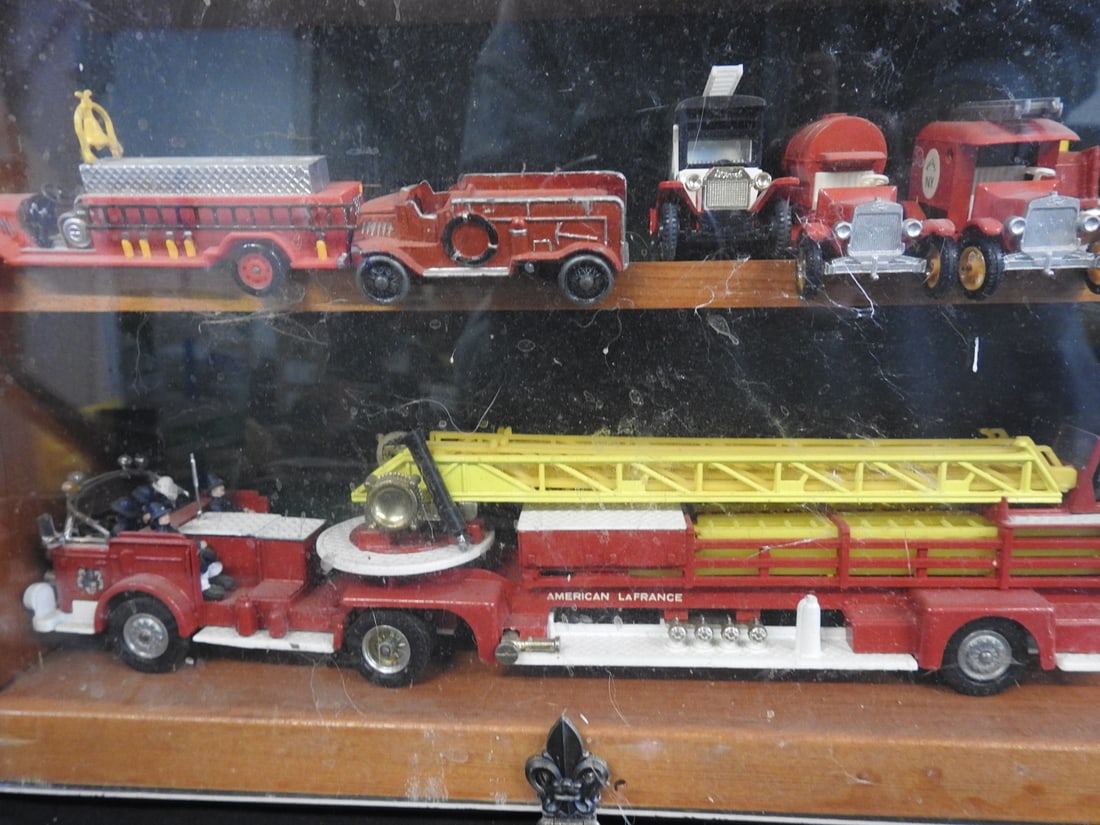 Large Display Case of Die-Cast Fire and Emergency Vehicles - 6