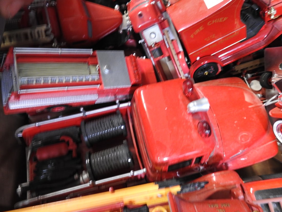 Large Collection of Model Fire Engines and Emergency Trucks - 3