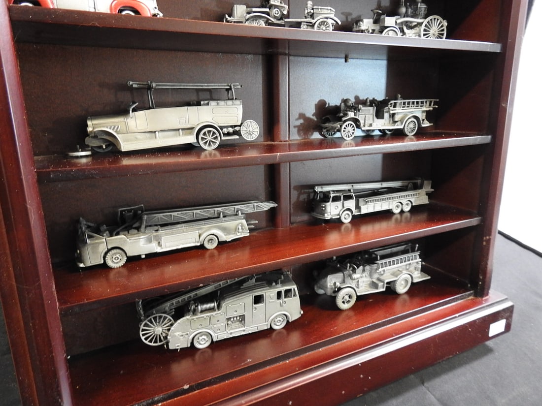 Display Case with Fire Apparatus Models - 3