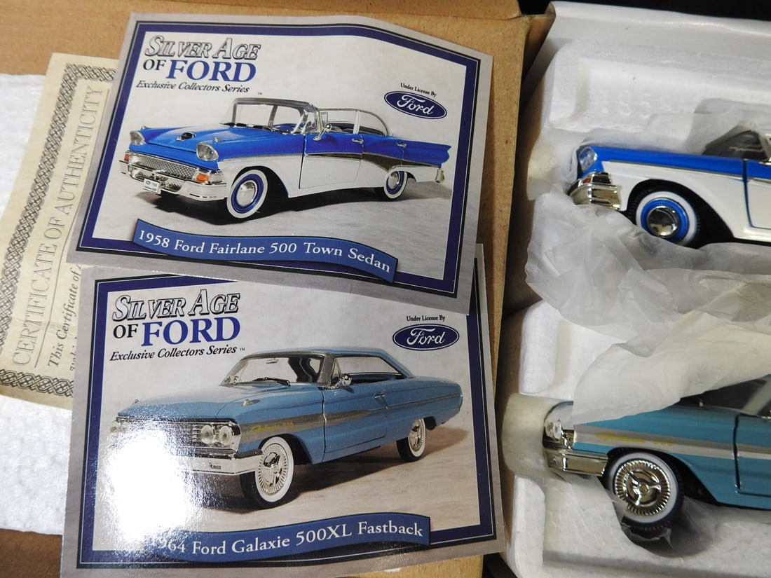 National Motor Museum Mint Silver Age of Ford Models, Lot of 4 - 2