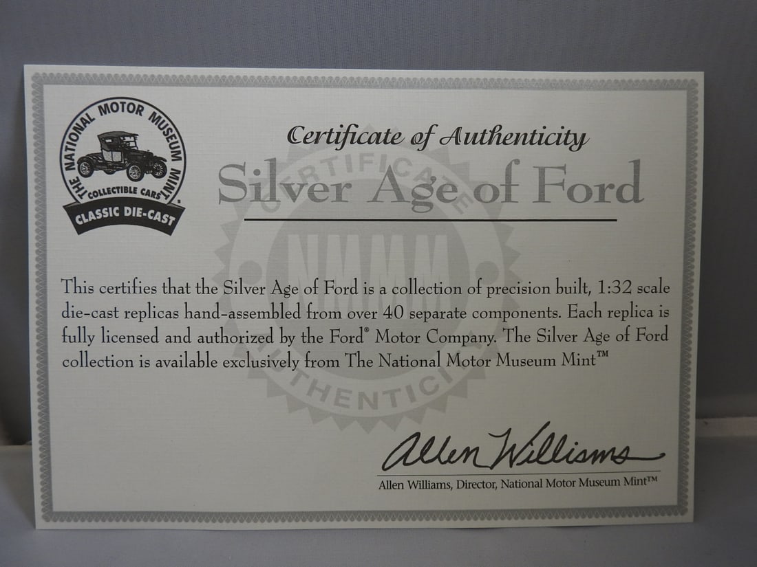 National Motor Museum Mint Silver Age of Ford Models, Lot of 3 - 4