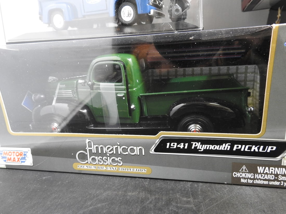 Ford, Plymouth and GMC Model Trucks, Lot of 8 - 2