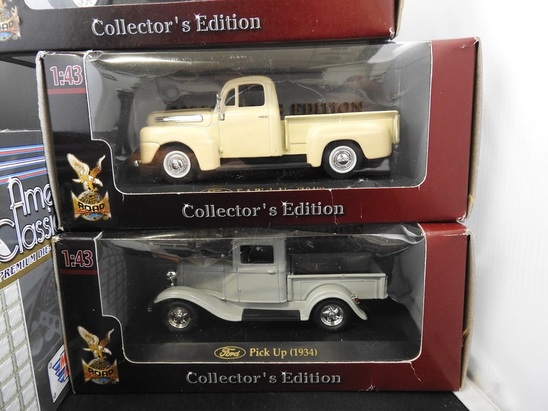 Ford, Plymouth and GMC Model Trucks, Lot of 8 - 6