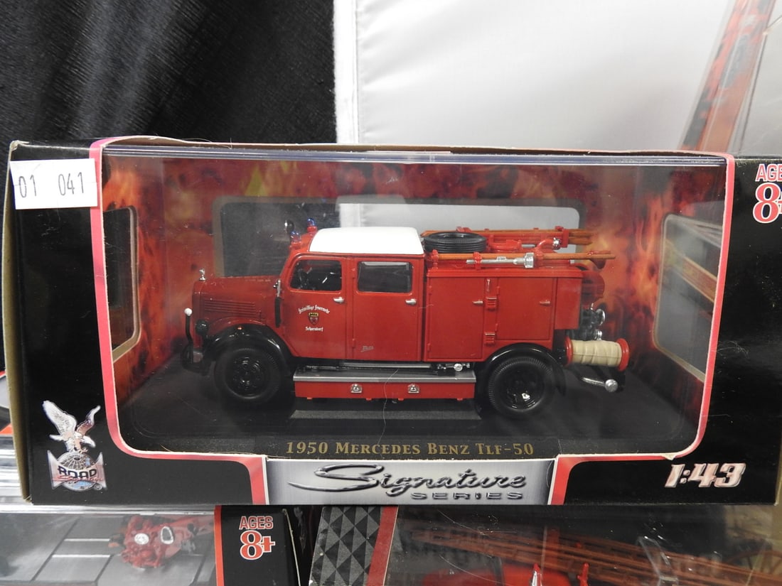 Boxed Fire Truck Models, Lot of 5 - 2