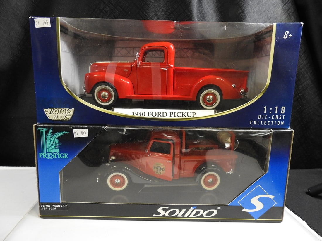 Motor Max and Solido Ford Model Trucks, Pair (1 of 6)