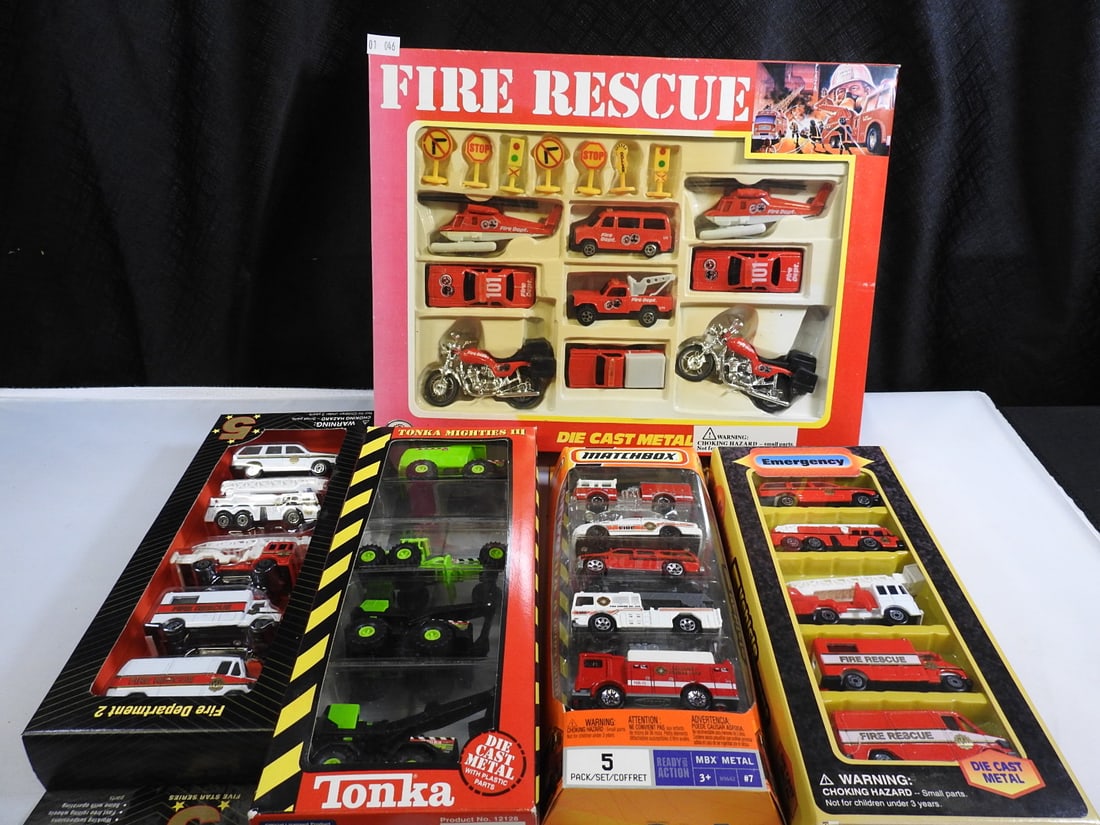 Matchbox, Tonka and Fire Rescue Vehicle Sets, Lot of 5 (1 of 4)