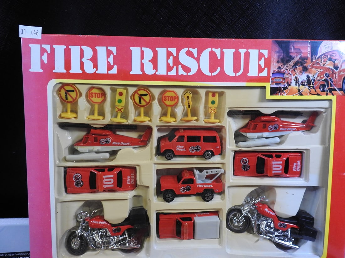Matchbox, Tonka and Fire Rescue Vehicle Sets, Lot of 5 - 2