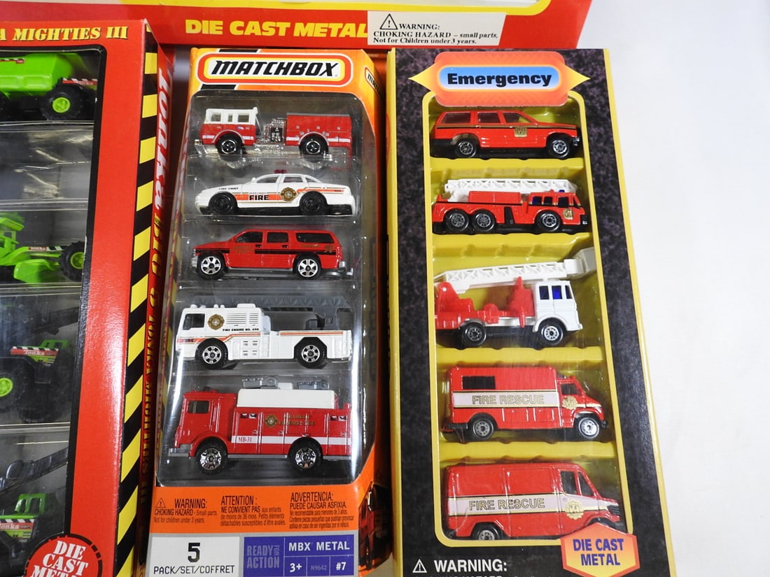 Matchbox, Tonka and Fire Rescue Vehicle Sets, Lot of 5 - 4