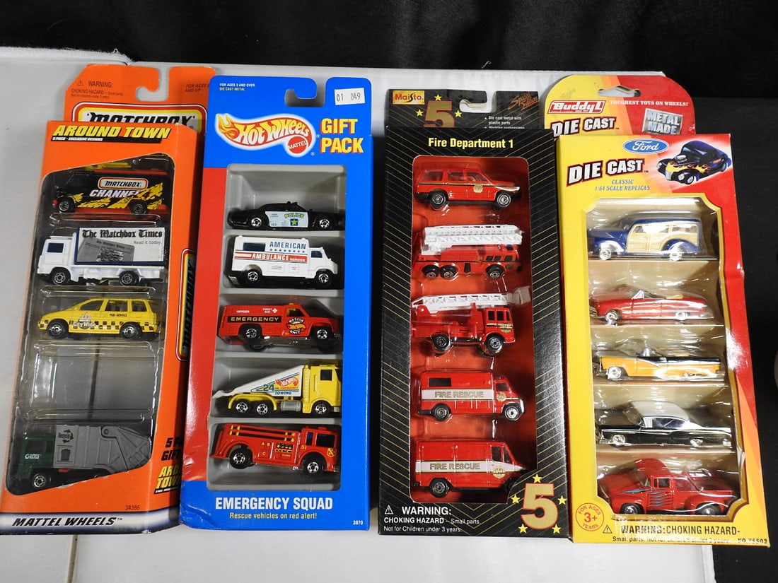 Matchbox and Hot Wheels Emergency Vehicle Gift Packs, Lot of 5 (1 of 5)