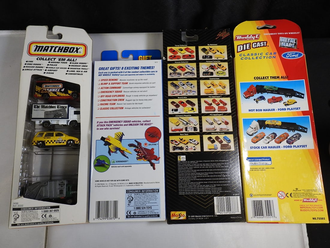 Matchbox and Hot Wheels Emergency Vehicle Gift Packs, Lot of 5 - 2