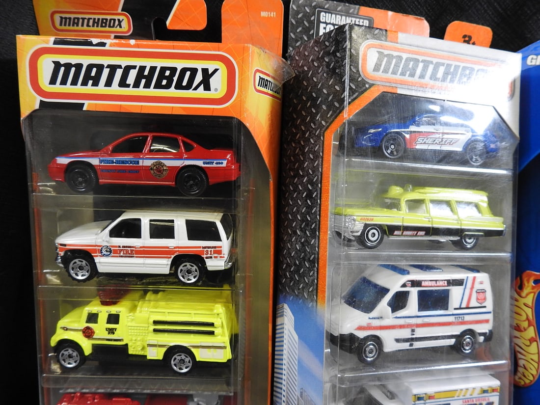Matchbox and Hot Wheels Emergency Vehicle Sets, Lot of 4 - 2
