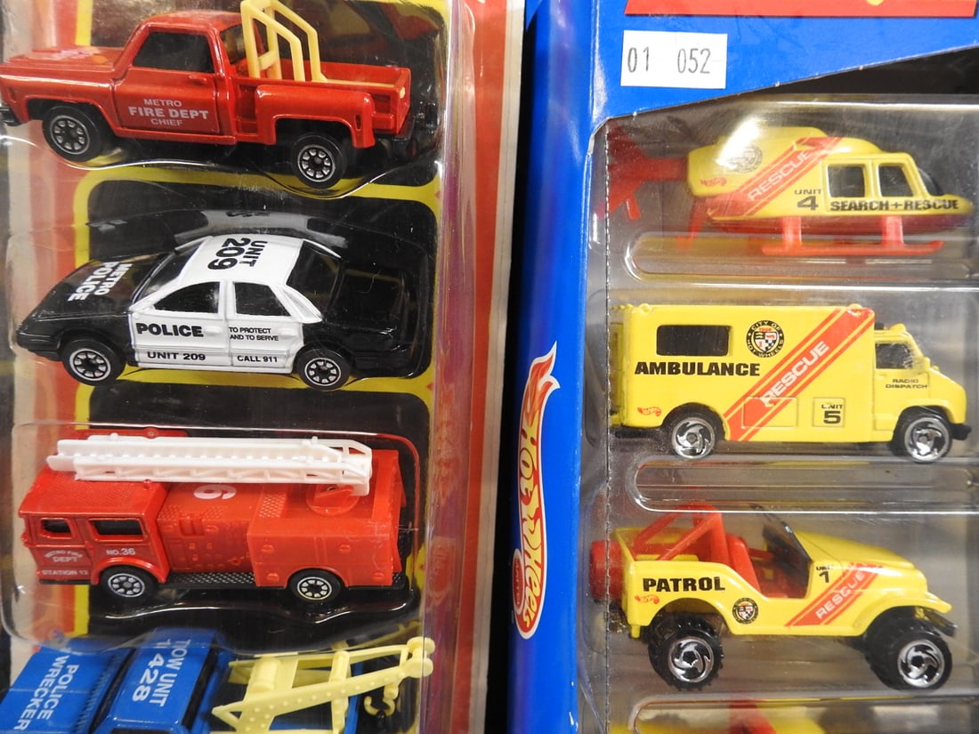 Matchbox and Hot Wheels Fire and Rescue Sets, Lot of 4 - 2