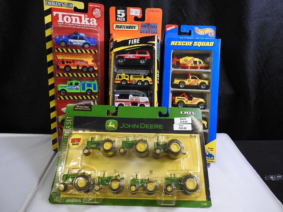 Tonka, Matchbox and John Deere Die-Cast Sets, Lot of 4 (1 of 7)