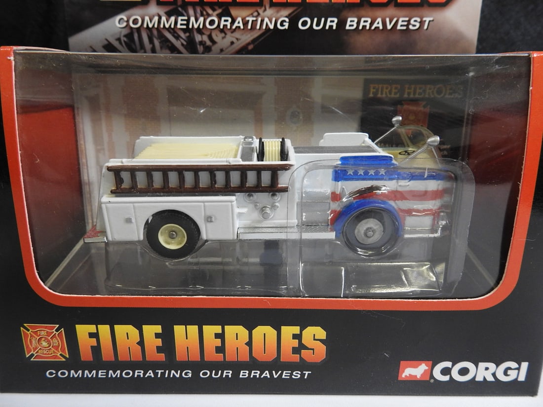 Corgi Fire Heroes Fire Apparatus Models, Lot of 5 - 6