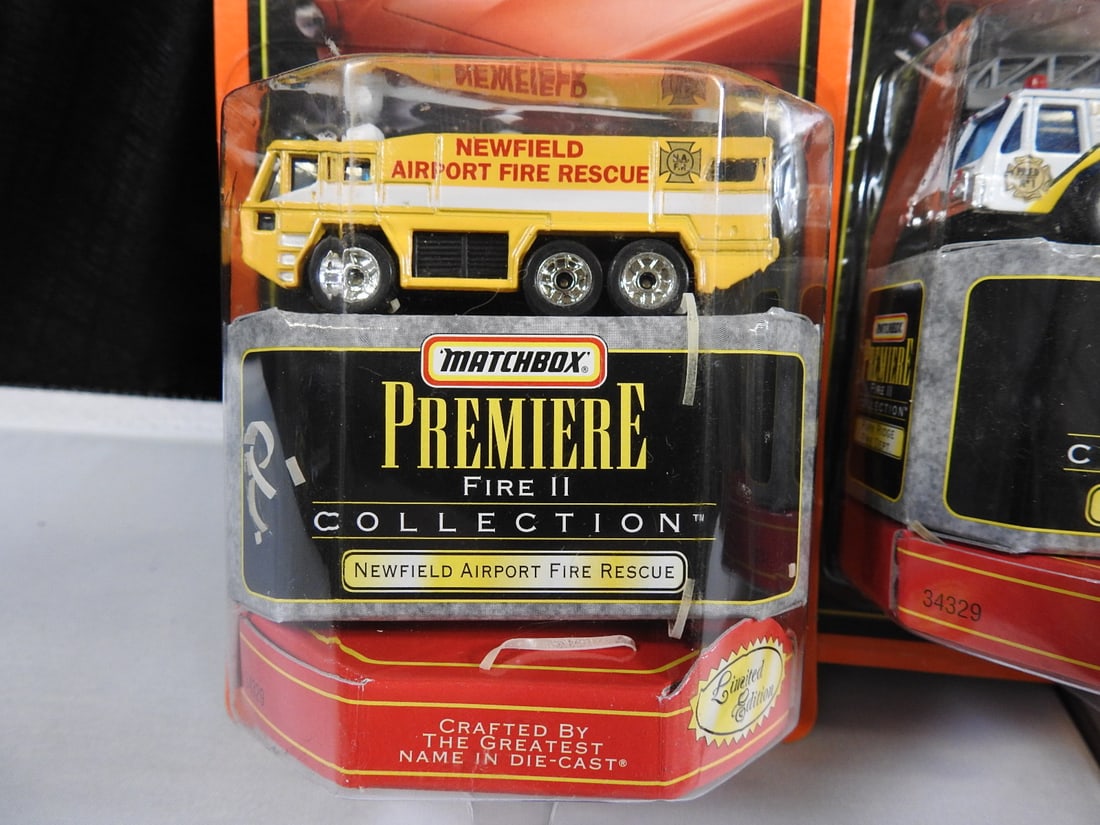 Matchbox Premiere Fire and Coca-Cola Vehicles, Lot of 4 - 2