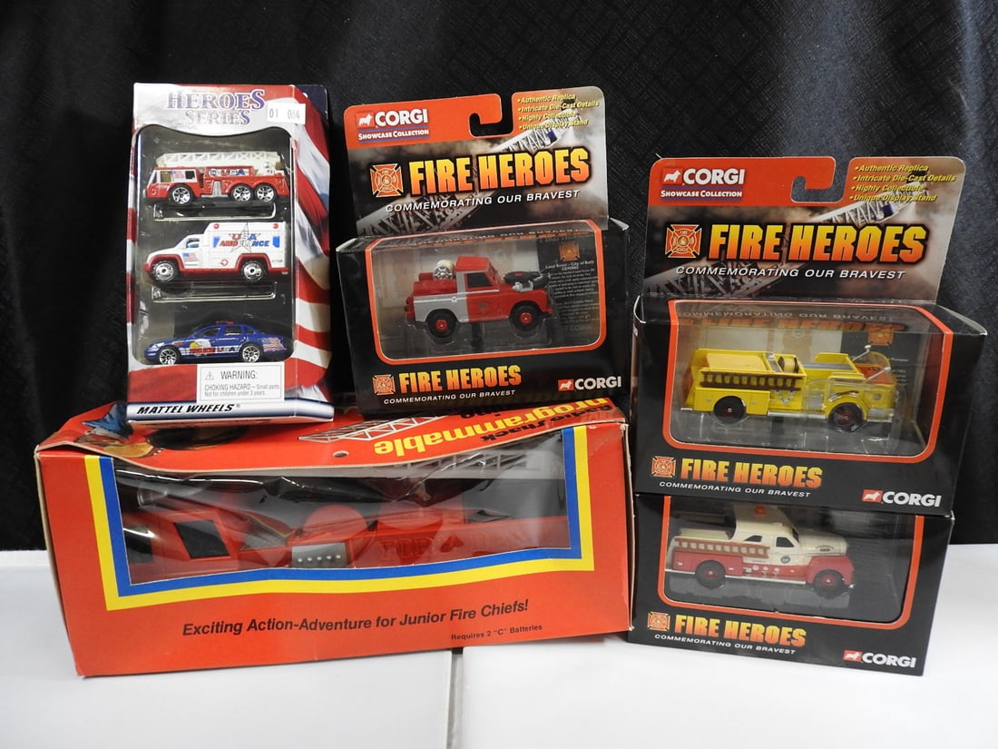 Corgi, Matchbox and Radio Shack Fire and Rescue Models (1 of 8)