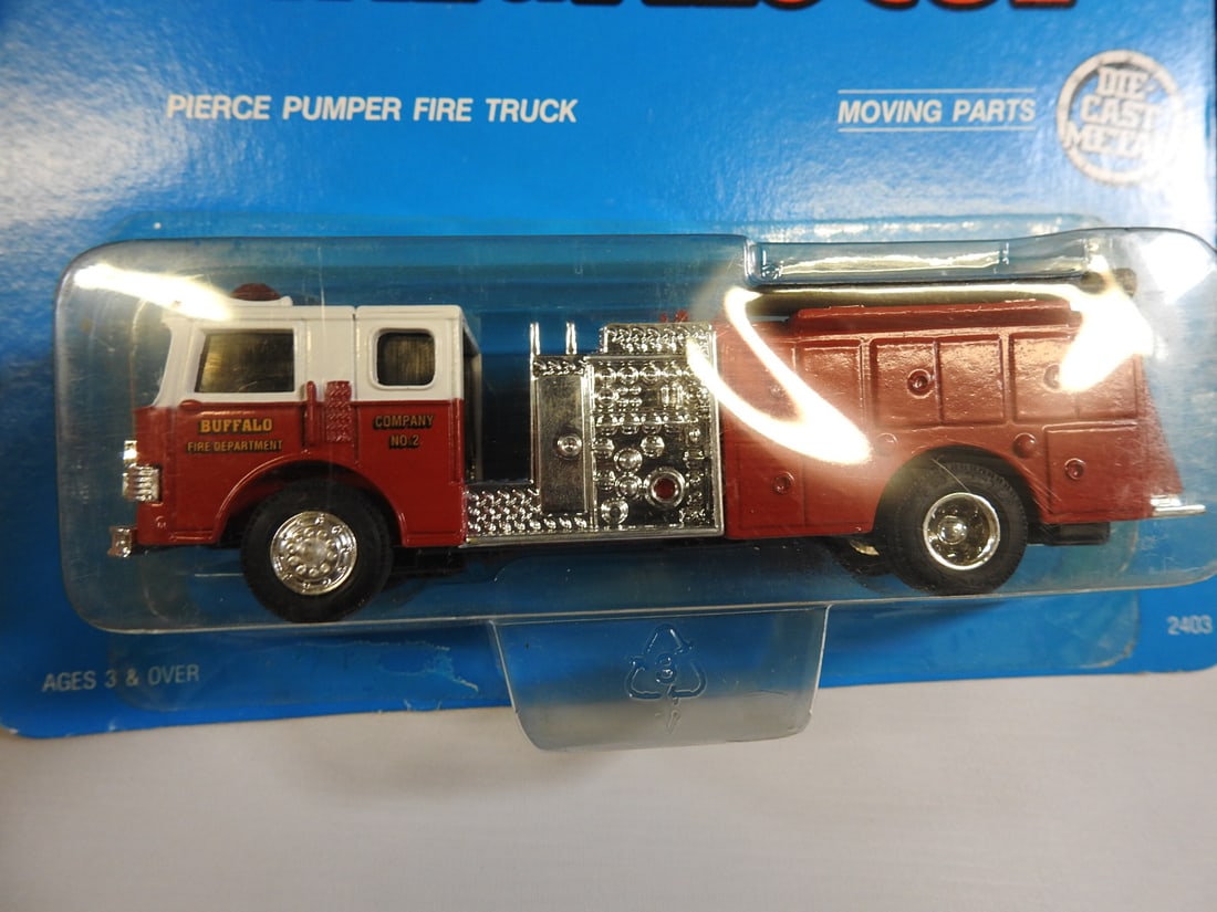 Road Champs and ERTL 1:64 Fire Trucks, Lot of 4 - 4