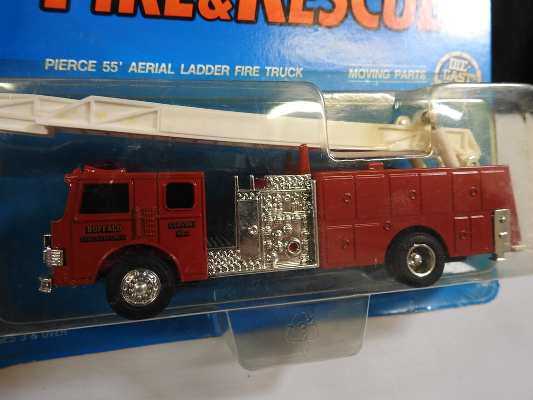 Road Champs and ERTL 1:64 Fire Trucks, Lot of 4 - 6