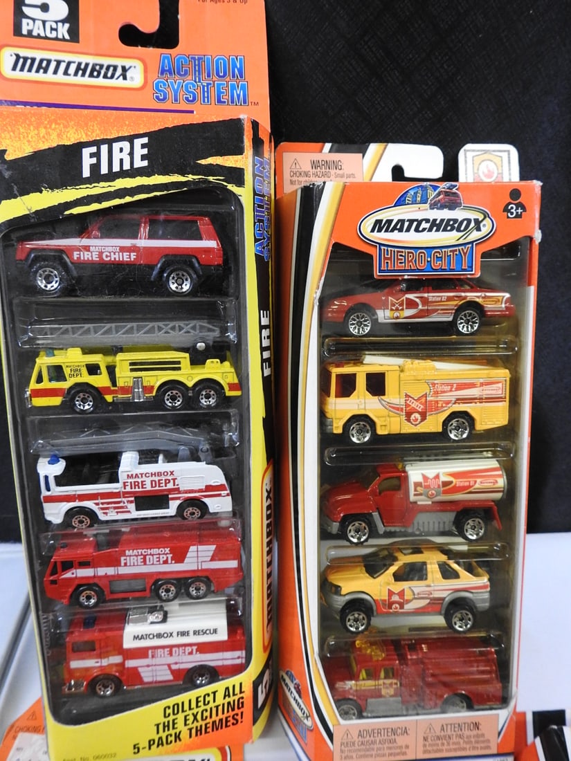 Matchbox Fire and Emergency Five-Packs, Lot of 8 - 4