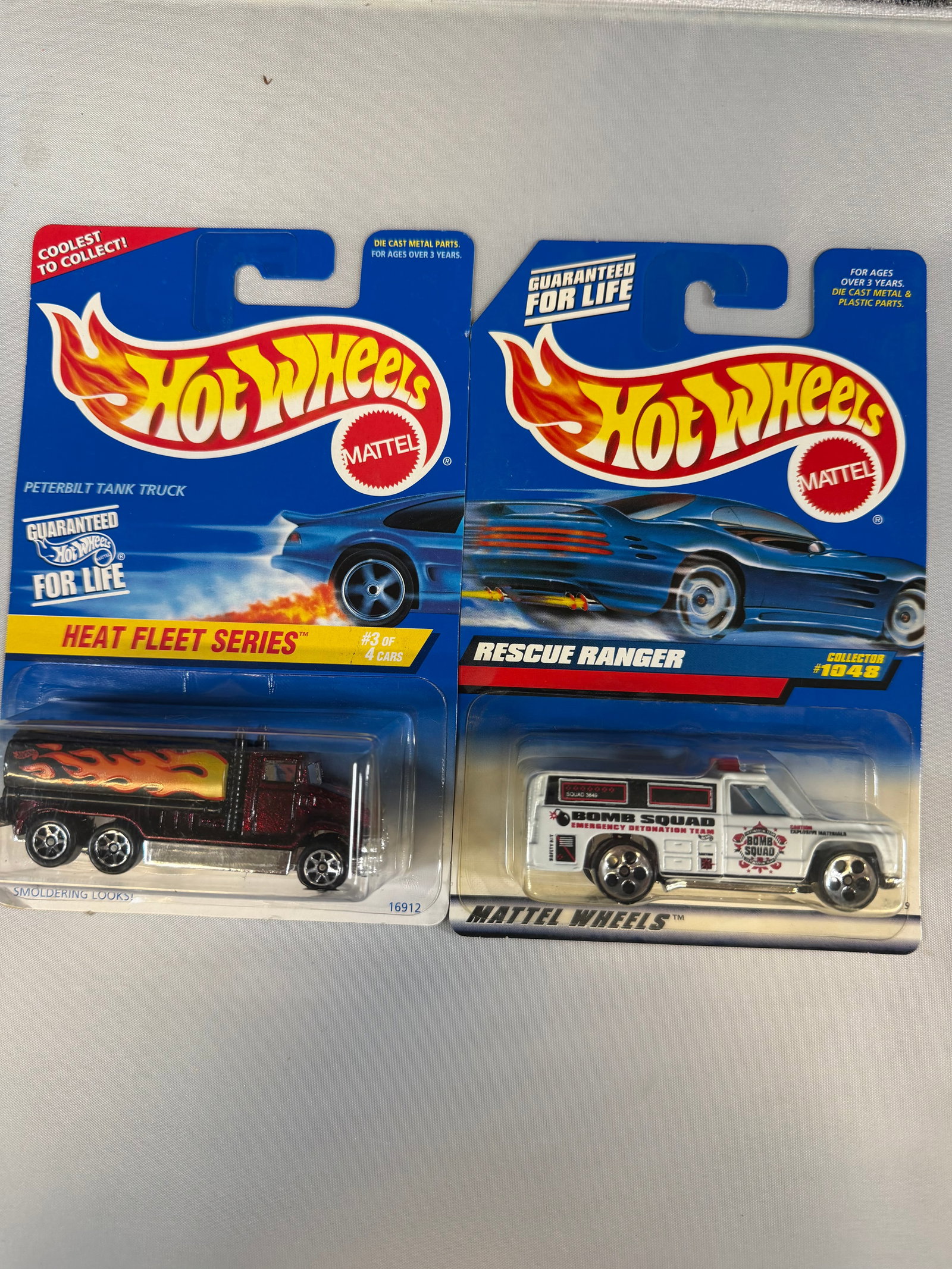 Hot Wheels and Matchbox Carded Fire and Rescue Vehicles, Lot of 10 - 2