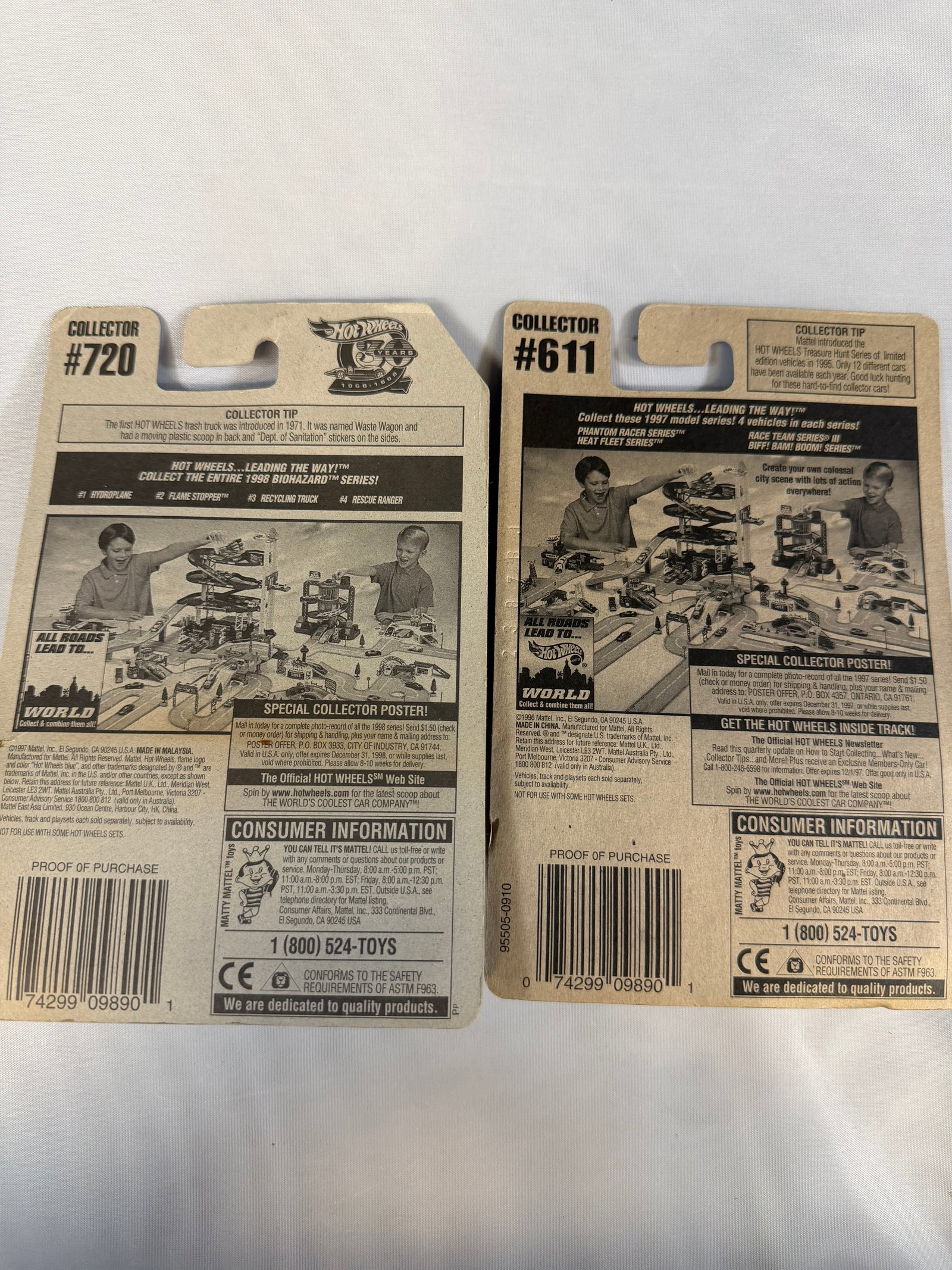 Hot Wheels and Matchbox Carded Fire and Rescue Vehicles, Lot of 10 - 5