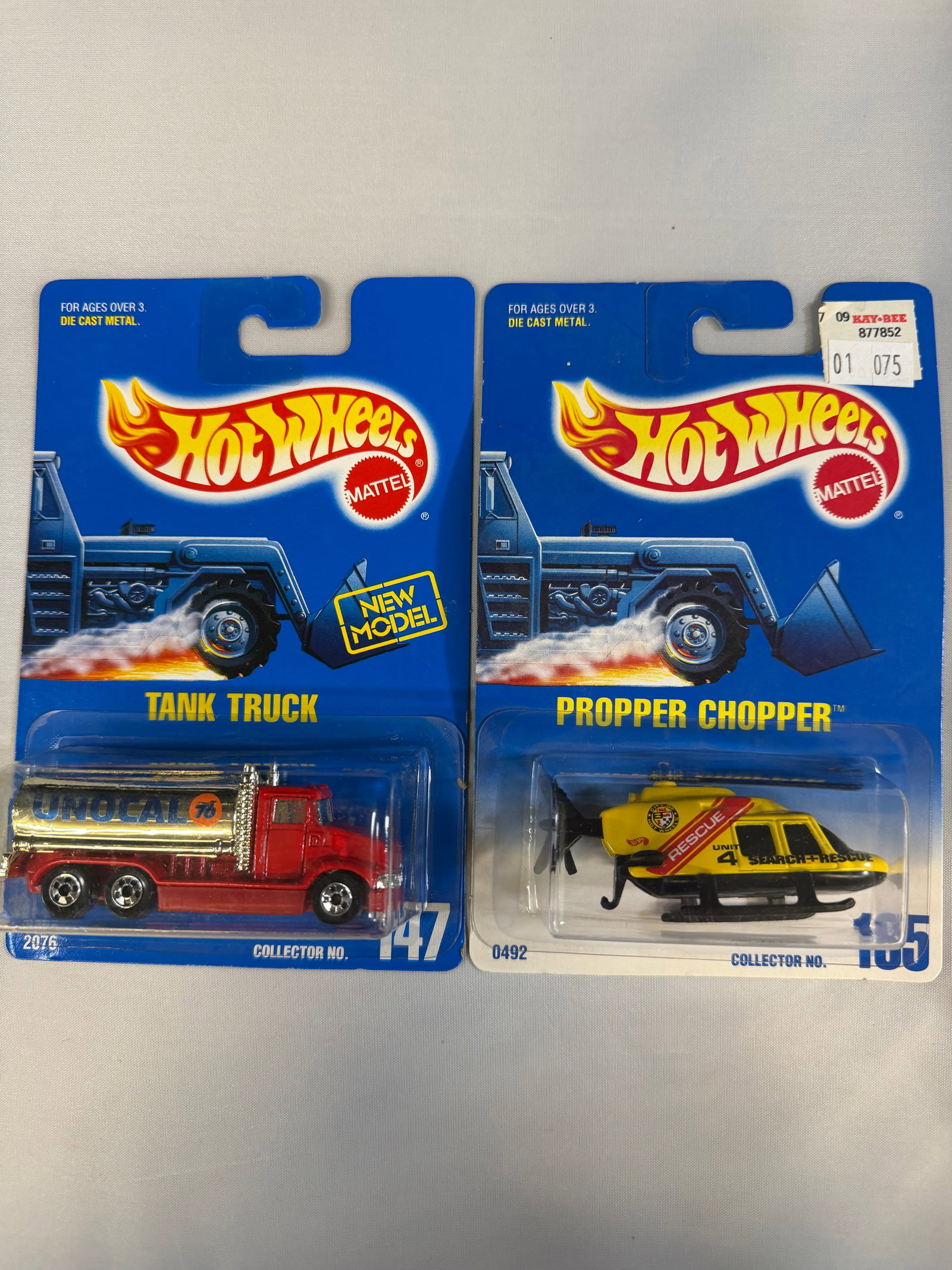 Hot Wheels and Matchbox Carded Fire and Rescue Vehicles, Lot of 10 - 6