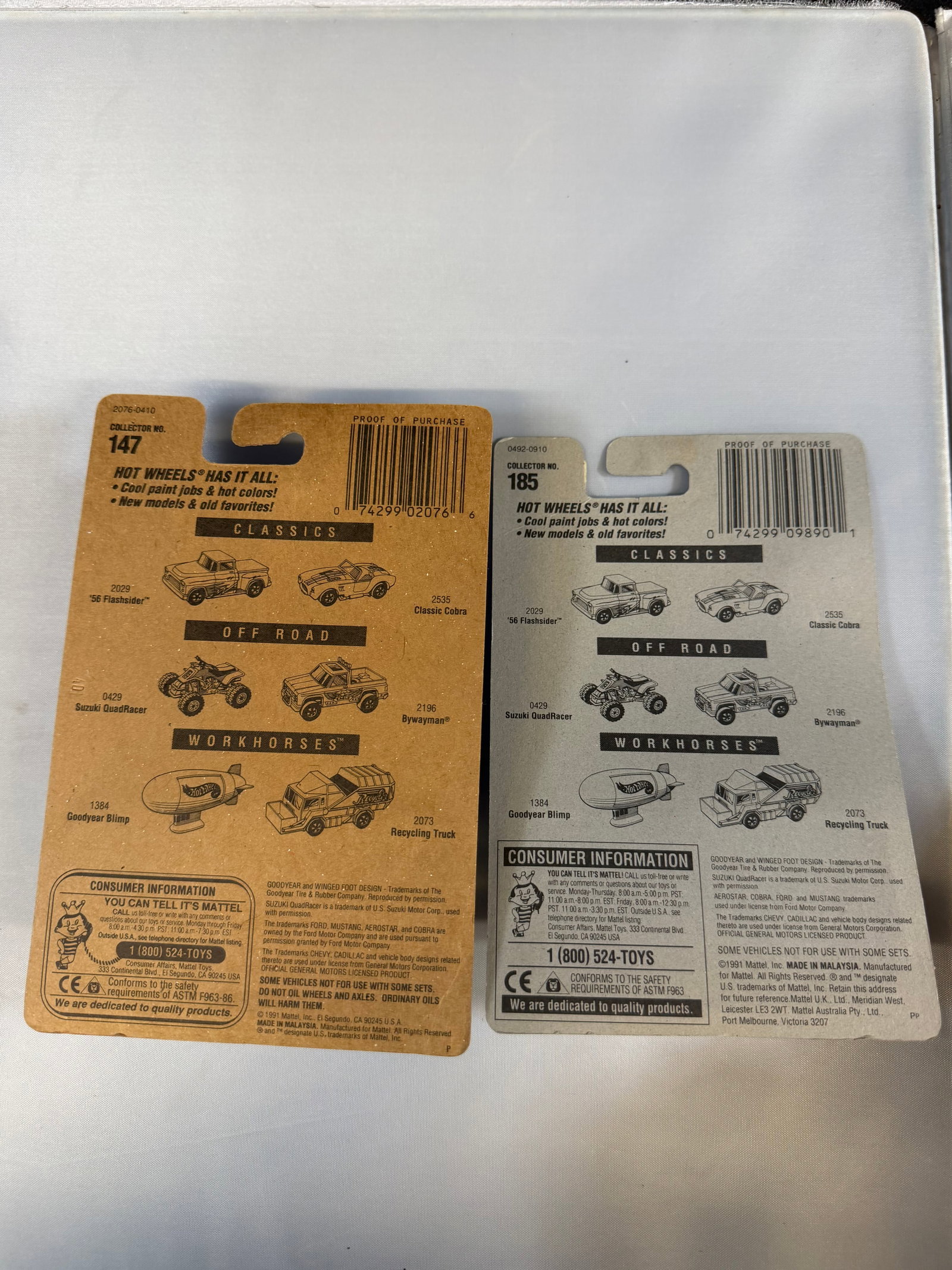 Hot Wheels and Matchbox Carded Fire and Rescue Vehicles, Lot of 10 - 7