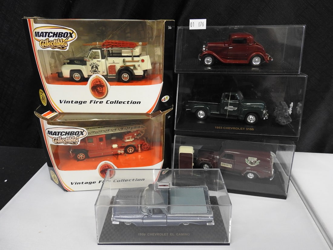 Matchbox Vintage Fire and Collector Vehicle Models, Lot of 6 (1 of 8)