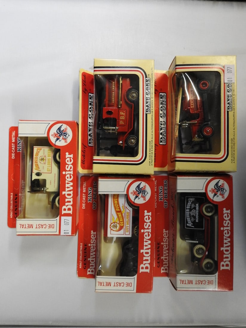 Lledo Days Gone Budweiser and Fire Vehicles, Lot of 6 (1 of 8)