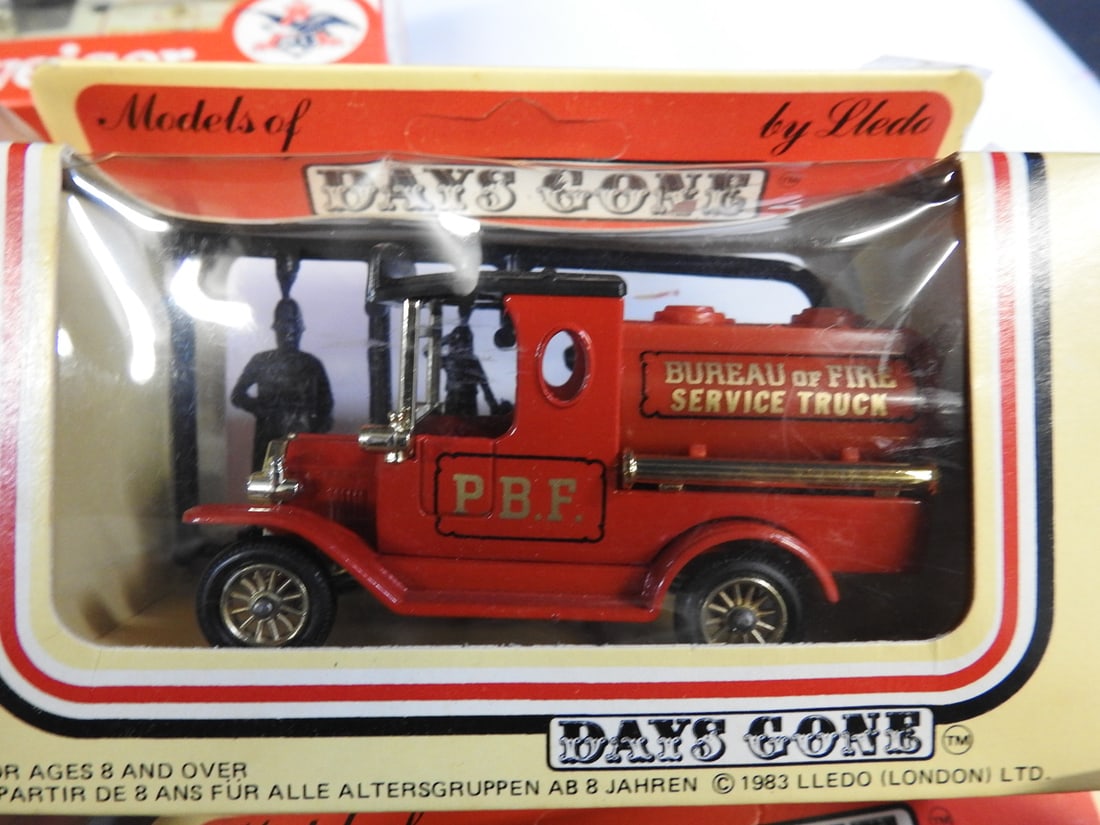 Lledo Days Gone Budweiser and Fire Vehicles, Lot of 6 - 5