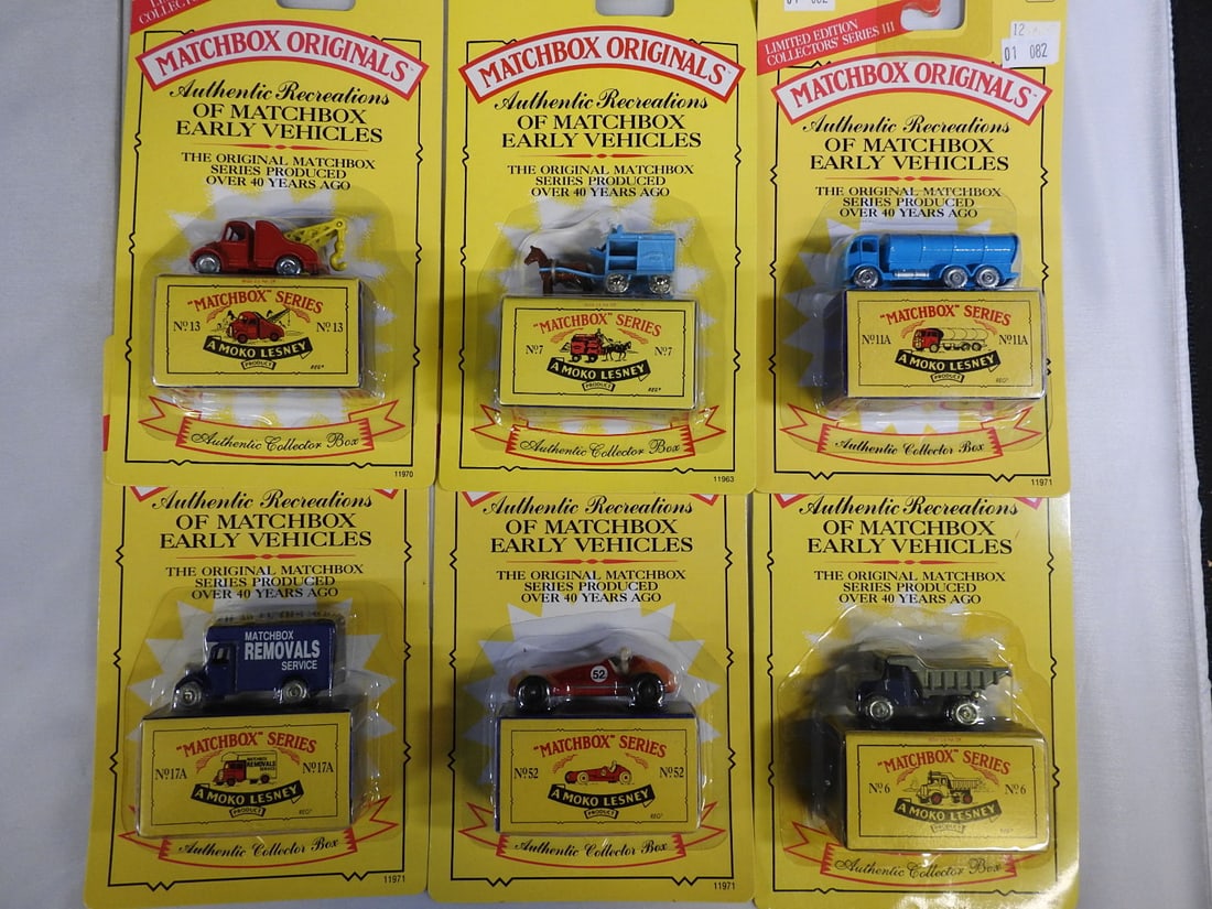 Matchbox Originals Early Vehicle Reproductions, Lot of 6 (1 of 5)