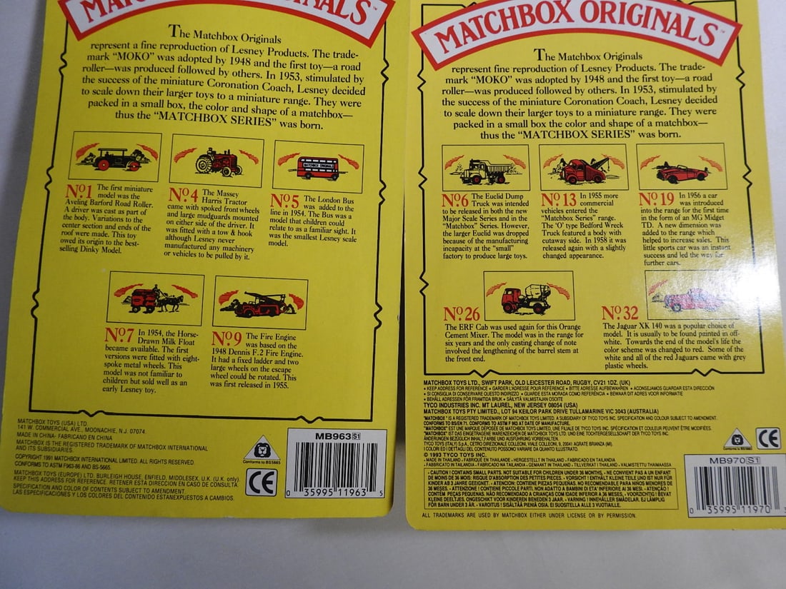 Matchbox Premiere Fire Collection and Originals, Lot of 8 - 9