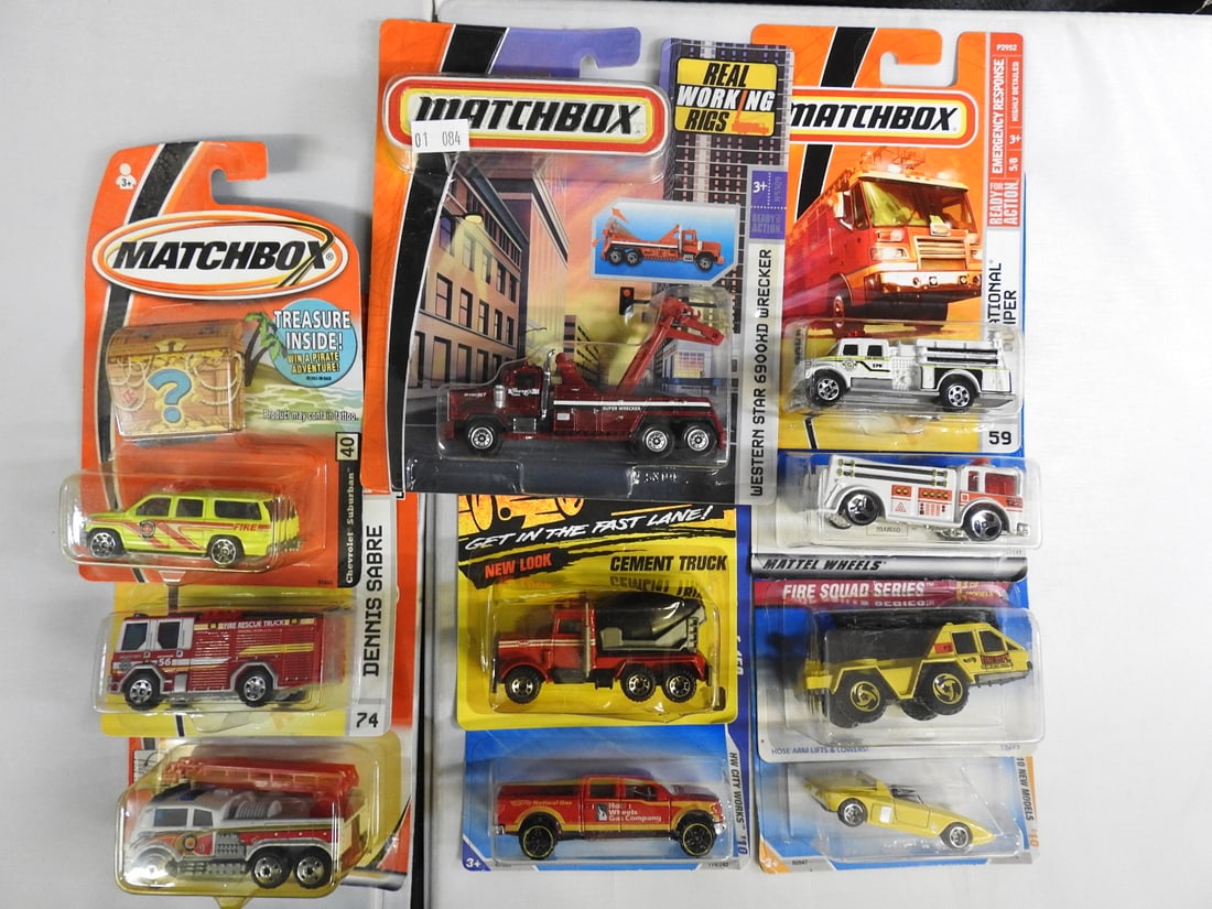 Matchbox and Hot Wheels Fire, Rescue and Work Vehicles (1 of 11)