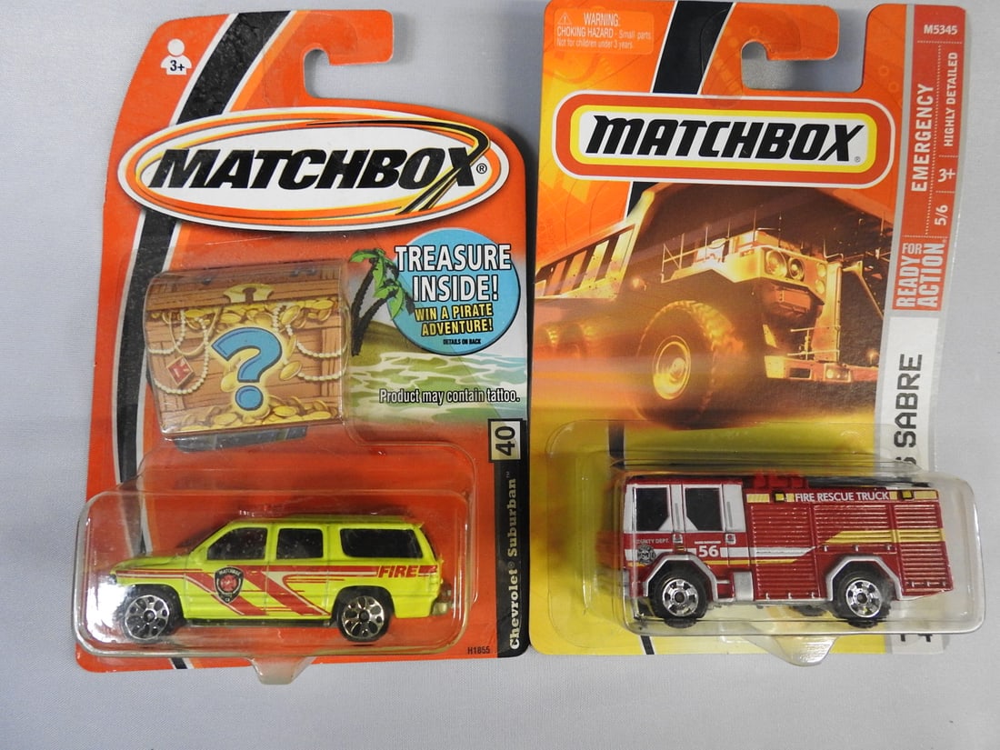 Matchbox and Hot Wheels Fire, Rescue and Work Vehicles - 2