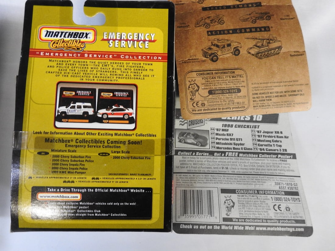 M2, Matchbox and Hot Wheels Specialty Vehicles, Lot of 8 - 5