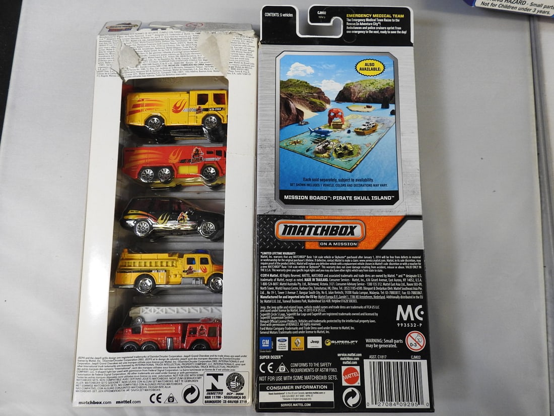 Matchbox Fire Sets and 1956 Ford F-100, Lot of 4 Packages - 3