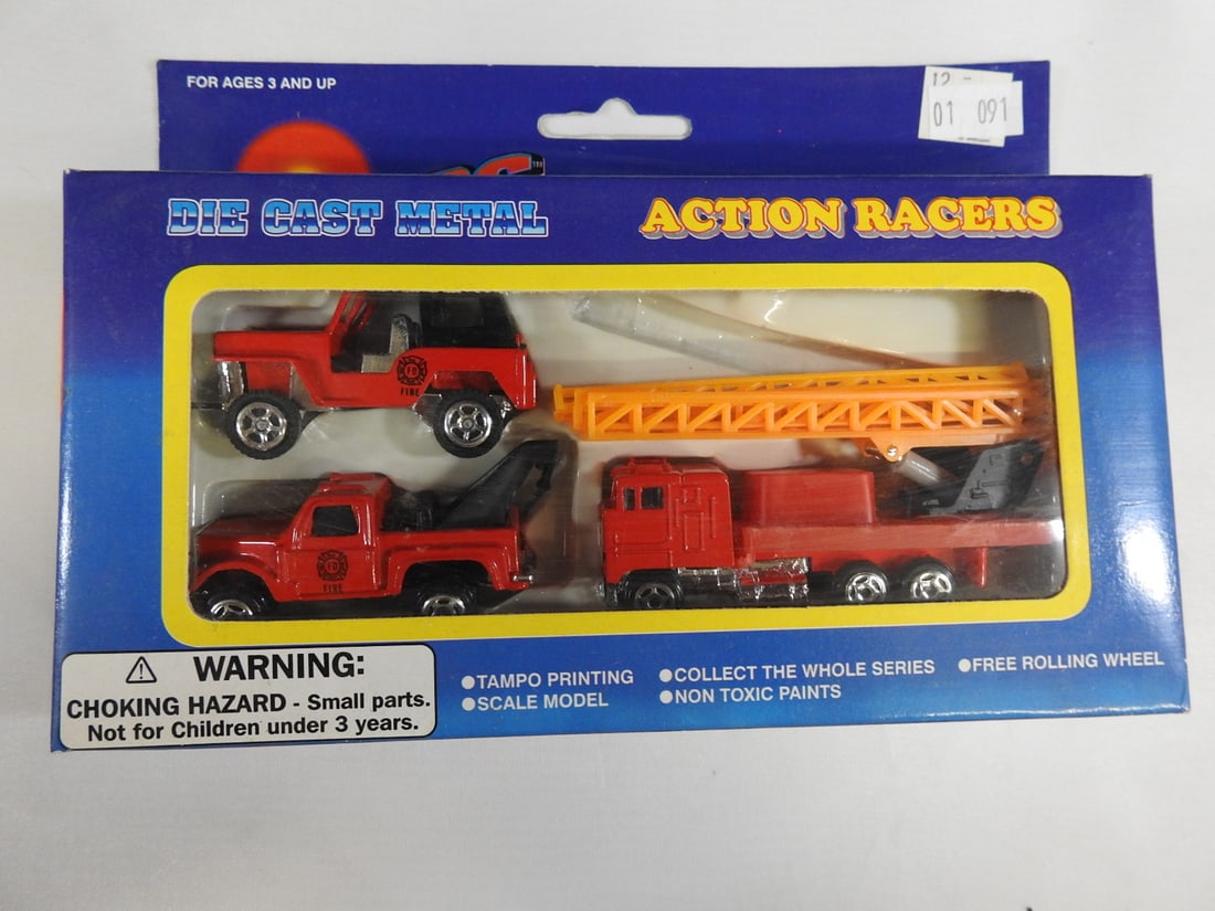 Matchbox Fire Sets and 1956 Ford F-100, Lot of 4 Packages - 6