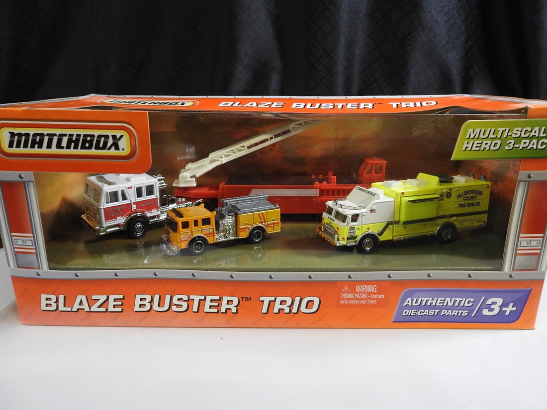Matchbox Fire Heroes and Monster Garage Vehicles, Lot of 5 - 4
