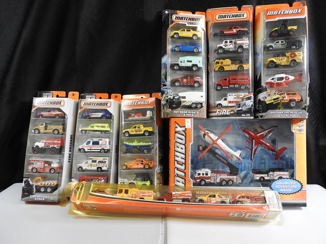 Large Matchbox Fire, Rescue and Mission Force Vehicle Lot (1 of 11)